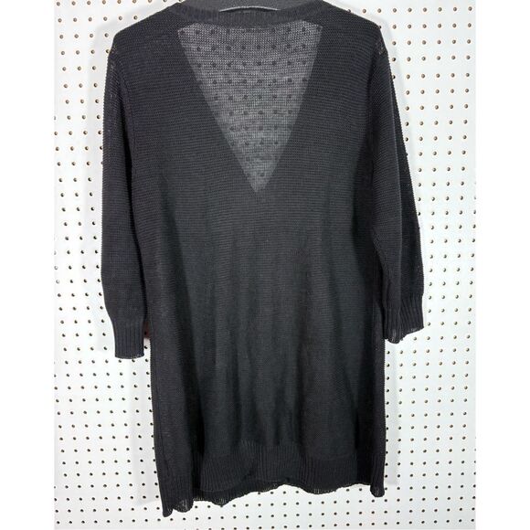 Eileen Fisher linen cardigan duster size L - Picture 2 of 4